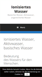 Mobile Screenshot of ionisiertes-wasser.net